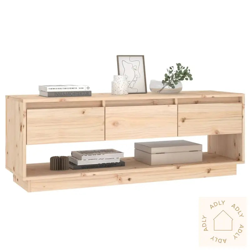 Tv-Benk 110,5X34X40 Cm Heltre Furu