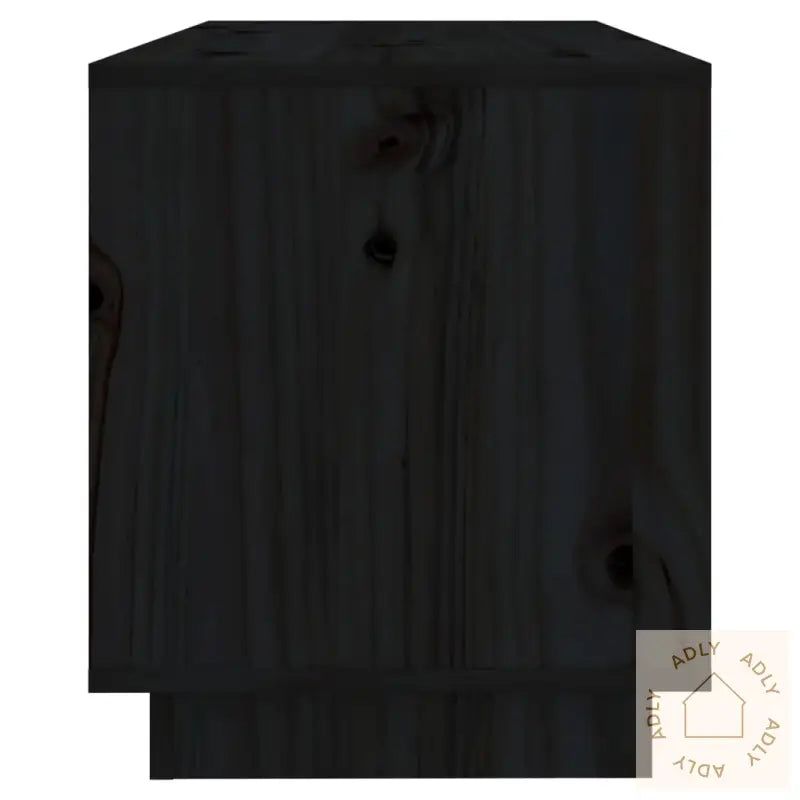Tv-Benk Svart 74X34X40 Cm Heltre Furu