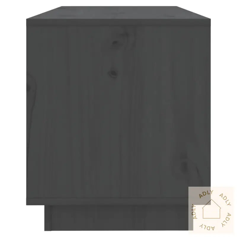 Tv-Benk Grå 74X34X40 Cm Heltre Furu