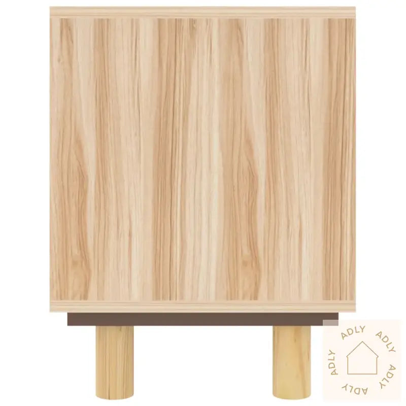Tv-Benk Brun 105X30X40 Cm Heltre Furu Og Naturrotting