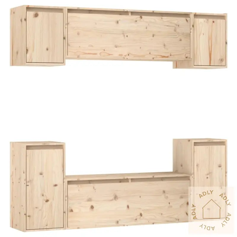 Tv-Benker 6 Stk Heltre Furu