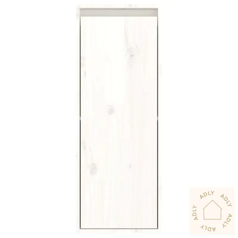 Tv-Benker 2 Stk Hvit Heltre Furu