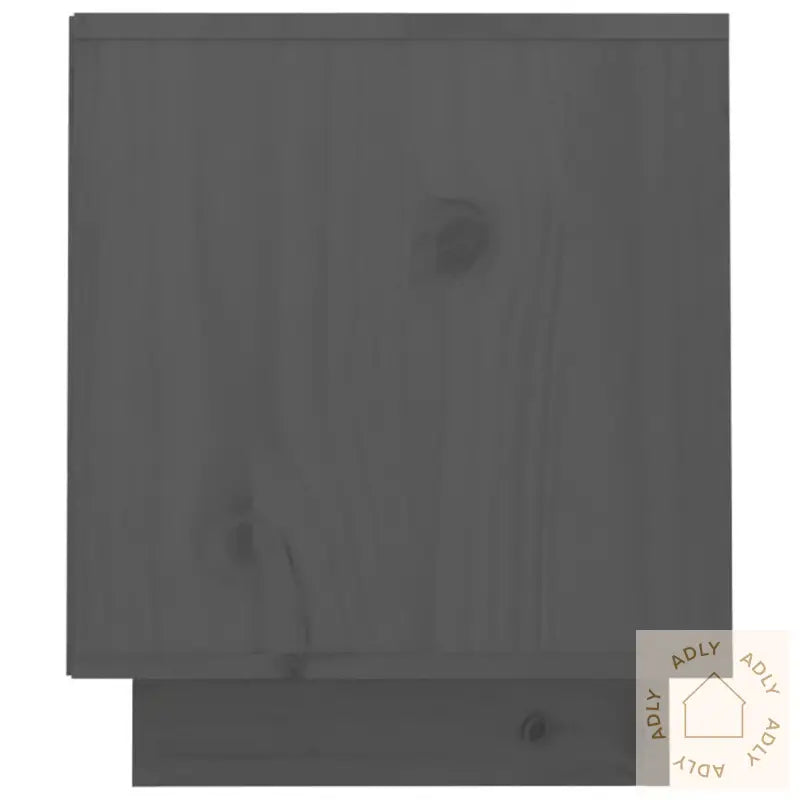 Tv-Benk Grå 70X34X40 Cm Heltre Furu