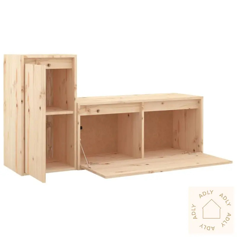 Tv-Benker 2 Stk Heltre Furu