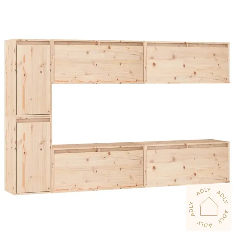 Tv-Benker 6 Stk Heltre Furu