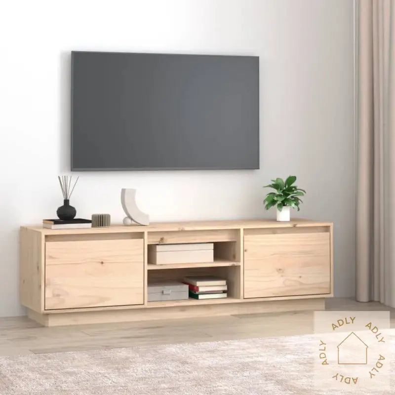 Tv-Benk 140X35X40 Cm Heltre Furu