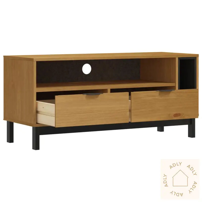 Tv-Benk Flam 110X40X50 Cm Heltre Furu
