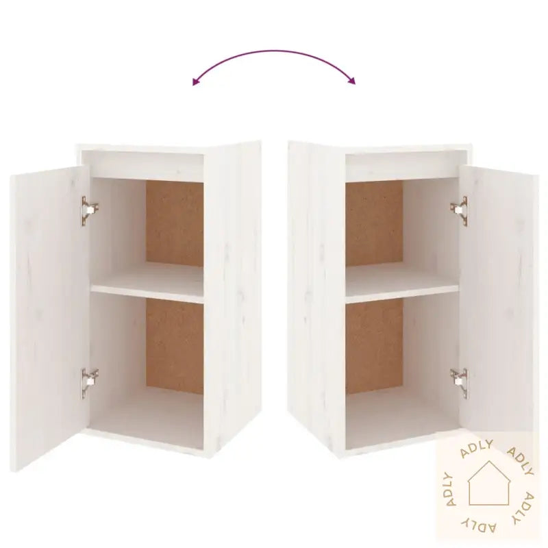 Tv-Benker 6 Stk Hvit Heltre Furu