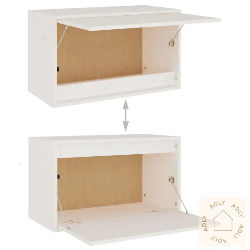 Tv-Benker 5 Stk Hvit Heltre Furu