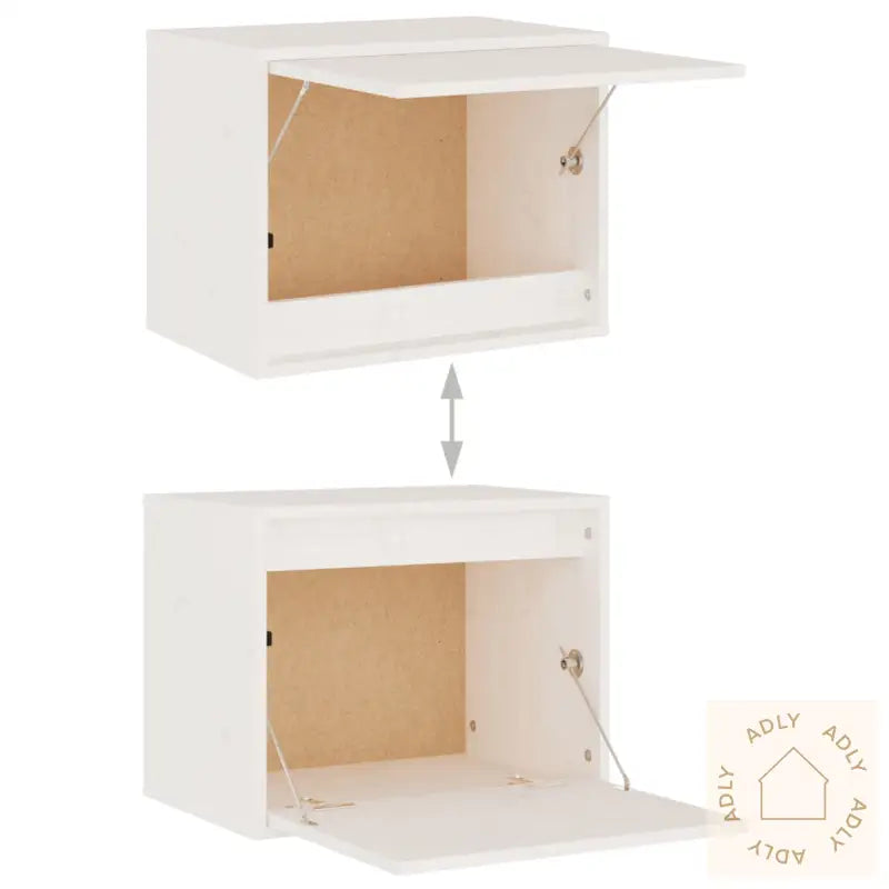 Tv-Benker 7 Stk Hvit Heltre Furu