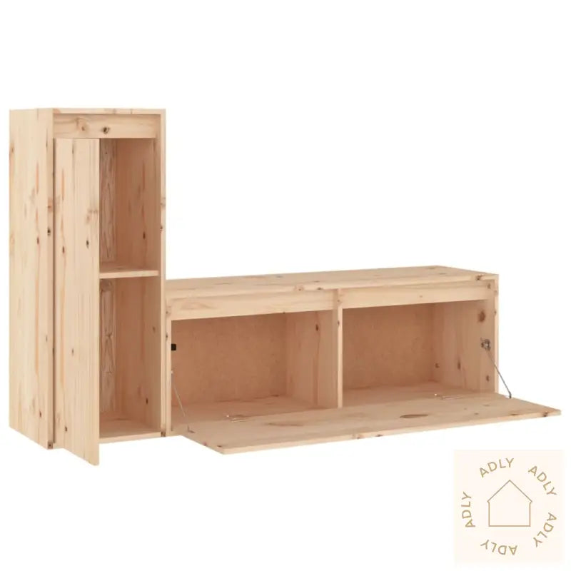 Tv-Benker 2 Stk Heltre Furu