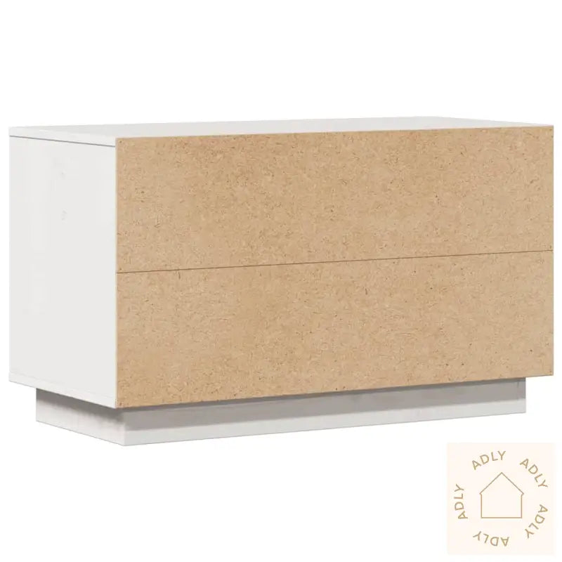 Tv-Benk Hvit 74X35X44 Cm Heltre Furu