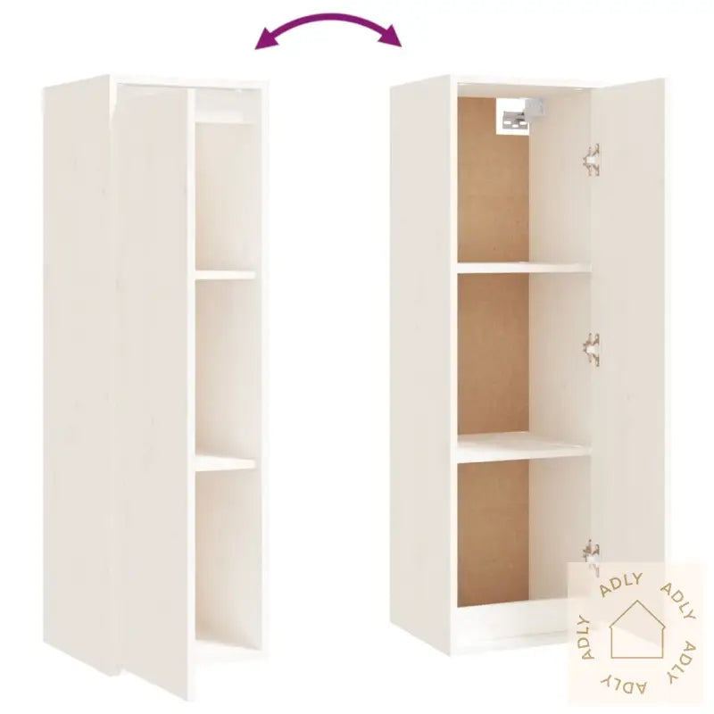 Tv-Benker 5 Stk Hvit Heltre Furu