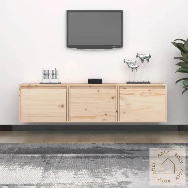 Tv-Benker 3 Stk Heltre Furu