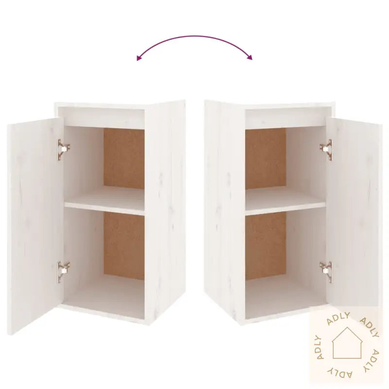 Tv-Benker 5 Stk Hvit Heltre Furu