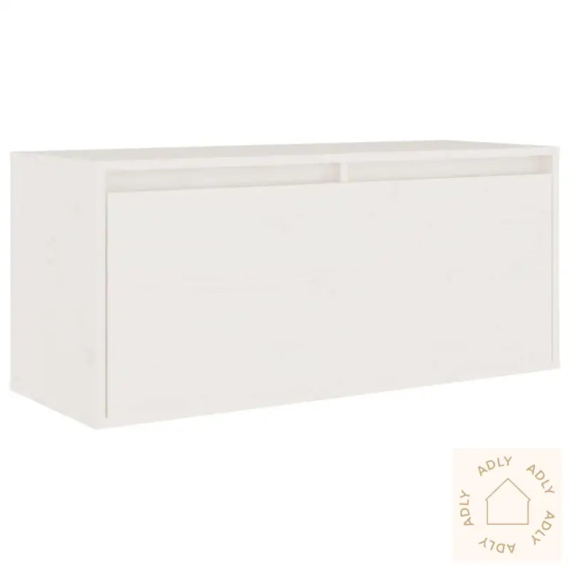 Tv-Benker 4 Stk Hvit Heltre Furu