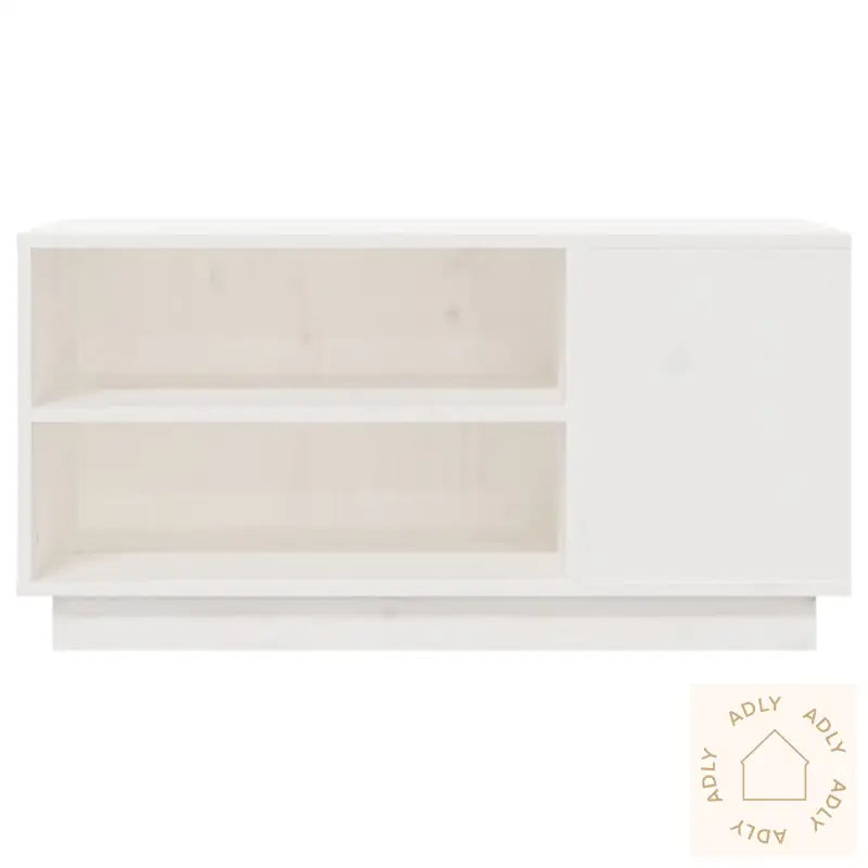 Tv-Benk Hvit 80X35X40,5 Cm Heltre Furu