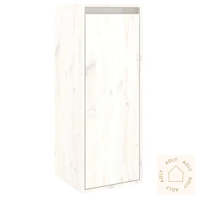 Tv-Benker 2 Stk Hvit Heltre Furu