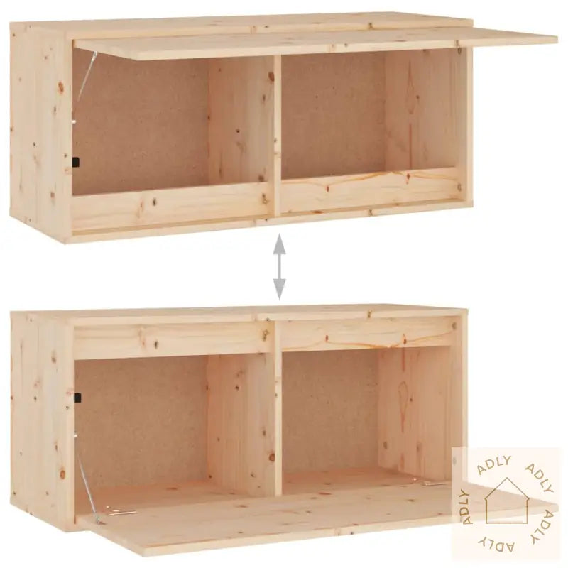 Tv-Benker 2 Stk Heltre Furu