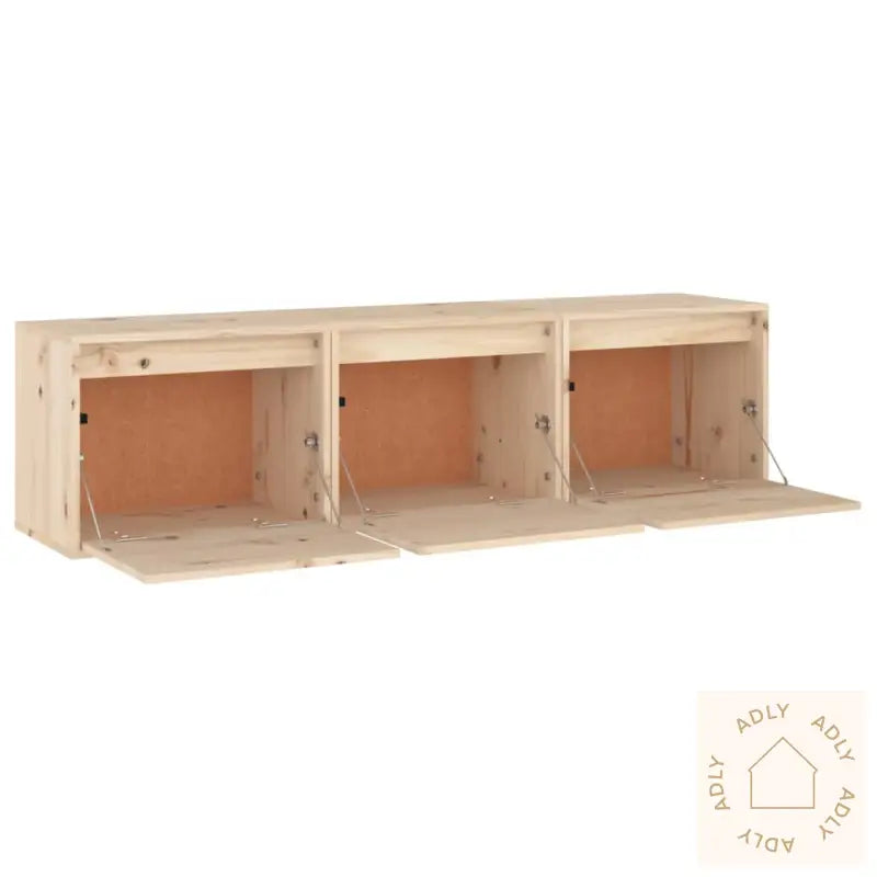 Tv-Benker 3 Stk Heltre Furu