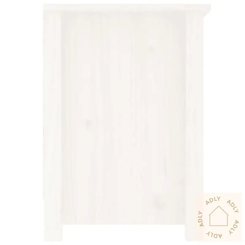 Tv-Benk Hvit 103X36,5X52 Cm Heltre Furu