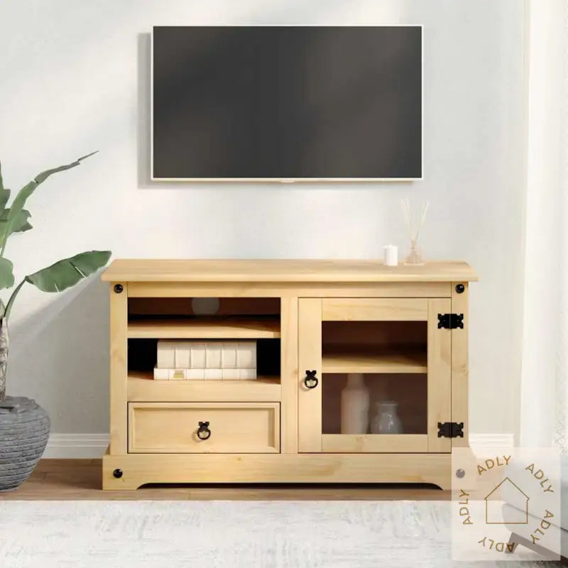 Tv-Benk Corona 100X45X58 Cm Heltre Furu