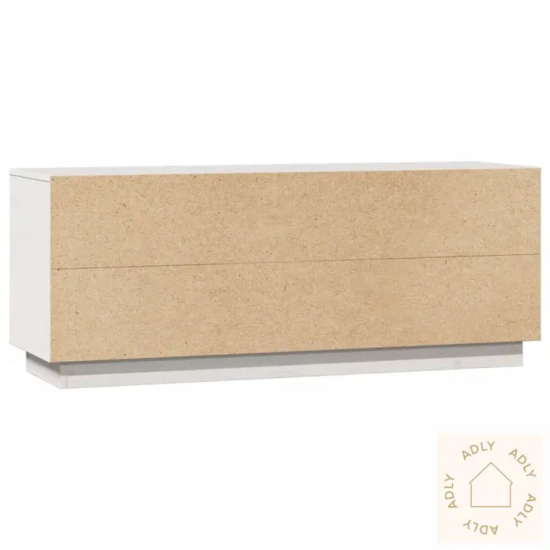 Tv-Benk Hvit 110,5X35X44 Cm Heltre Furu