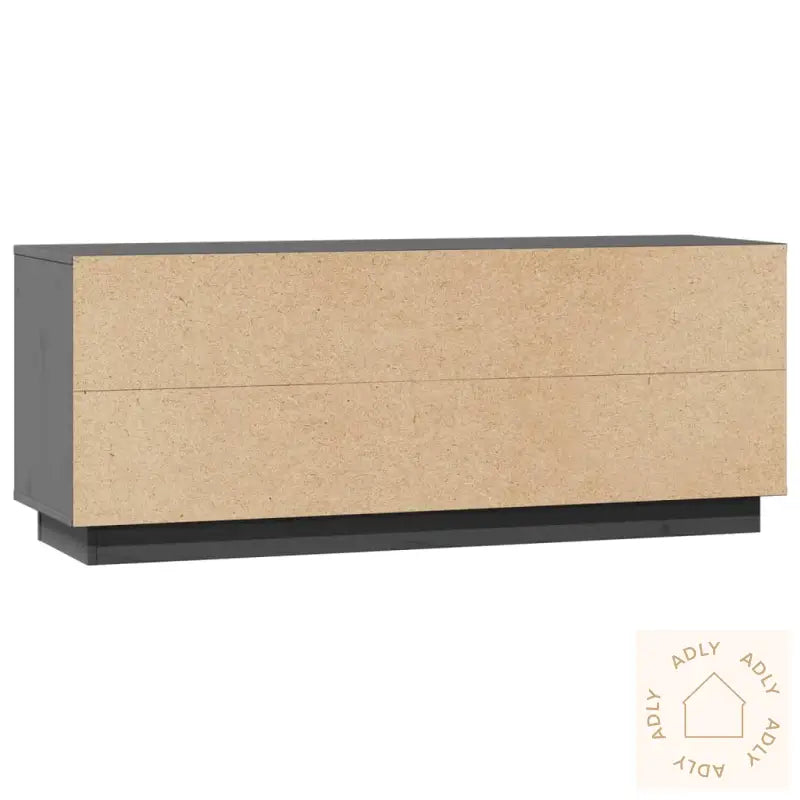 Tv-Benk Grå 110,5X35X44 Cm Heltre Furu