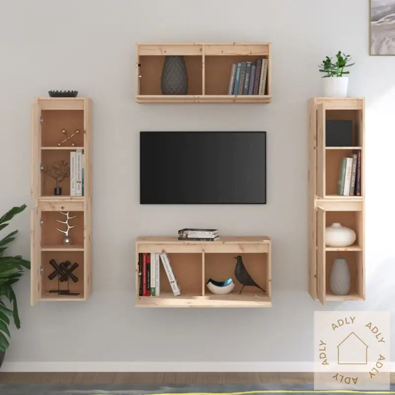 Tv-Benker 6 Stk Heltre Furu