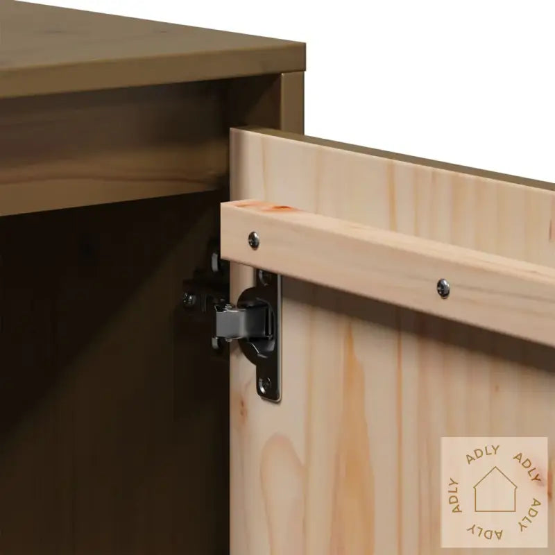 Tv-Benk Honningbrun 110,5X35X44 Cm Heltre Furu