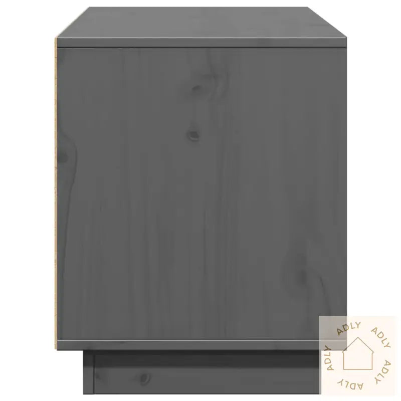 Tv-Benk Grå 110,5X35X44 Cm Heltre Furu