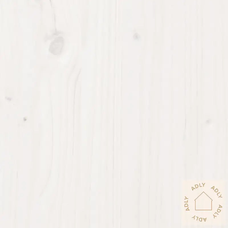 Tv-Benk Hvit 110,5X35X44 Cm Heltre Furu