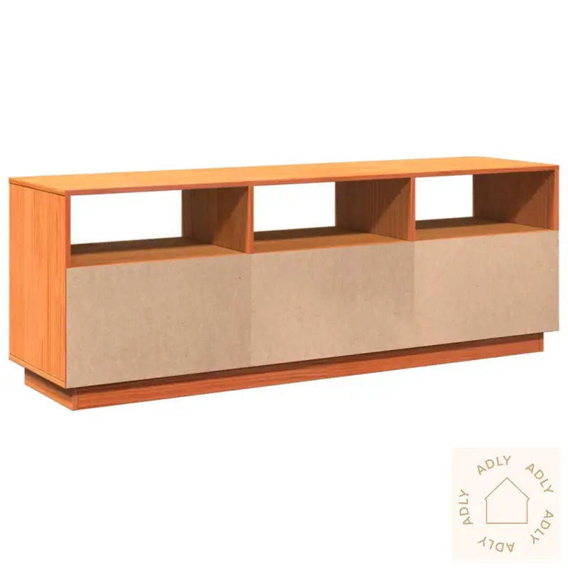 Tv-Benk Voksbrun 140X37X50 Cm Heltre Furu