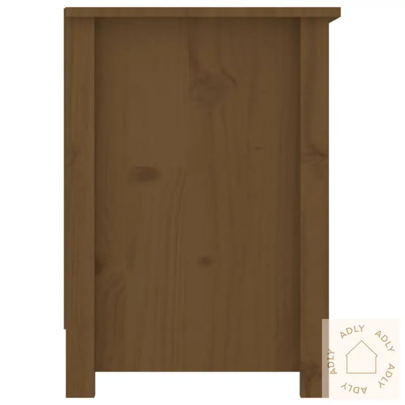 Tv-Benk Honningbrun 103X36,5X52 Cm Heltre Furu