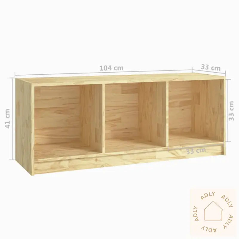 Tv-Benk 104X33X41 Cm Heltre Furu