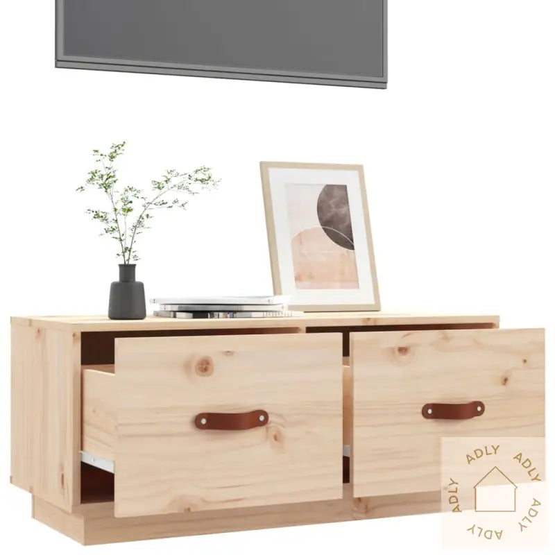 Tv-Benk 80X34X35 Cm Heltre Furu
