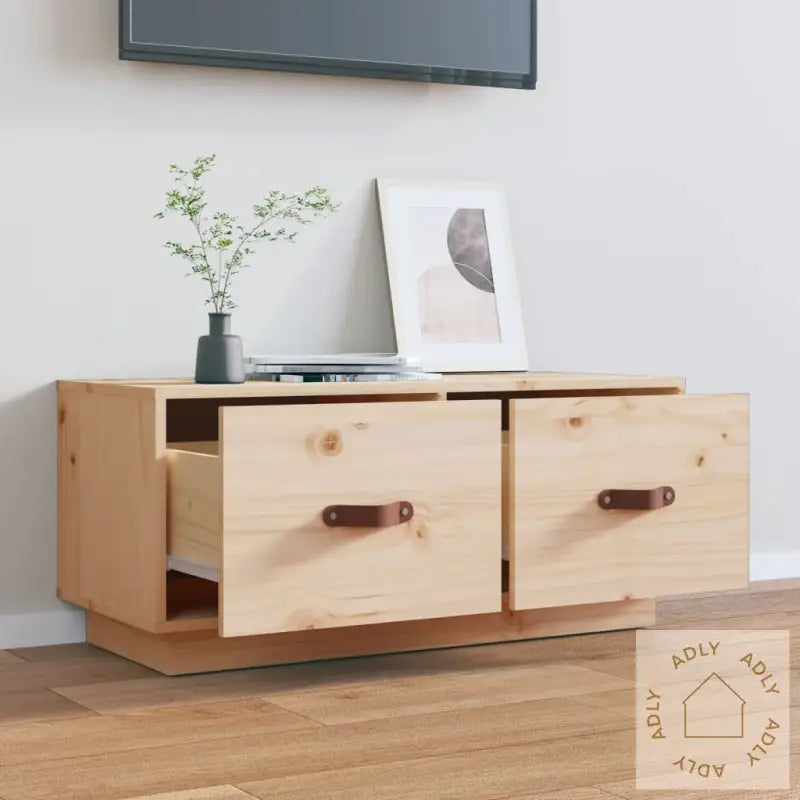 Tv-Benk 80X34X35 Cm Heltre Furu