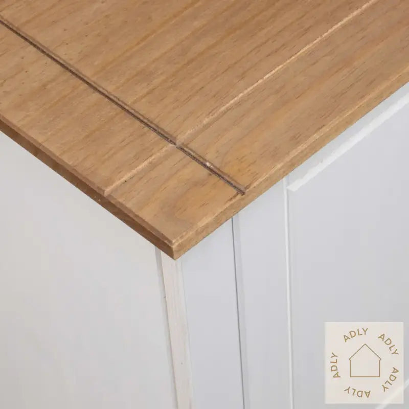 Tv-Benk Hvit 120X40X50 Cm Heltre Furu Panama Range