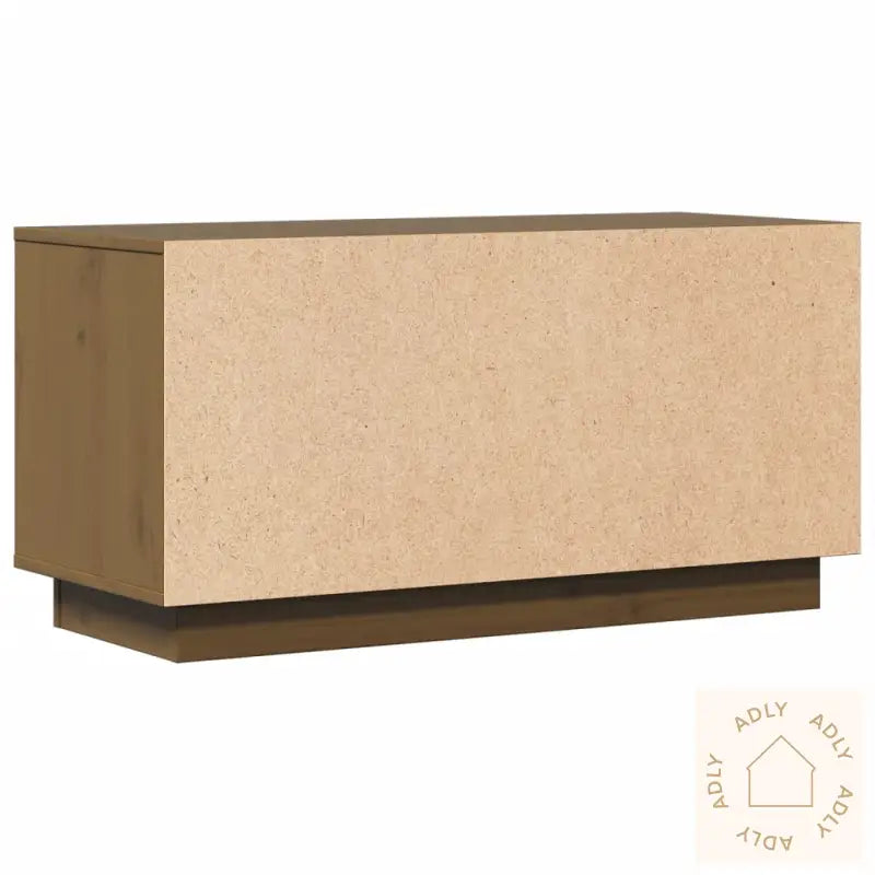 Tv-Benk Honningbrun 80X34X40 Cm Heltre Furu