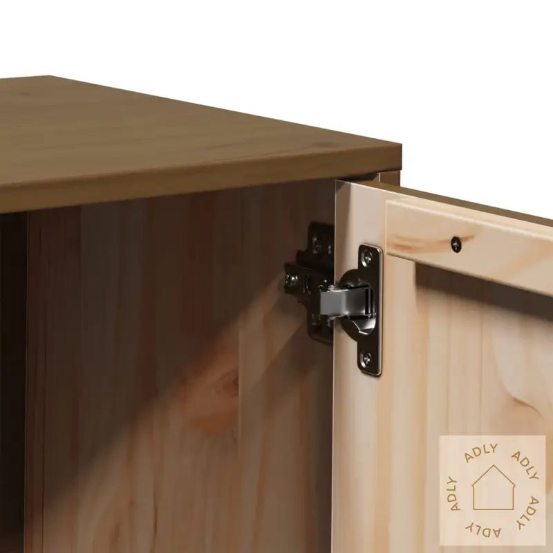 Tv-Benk Honningbrun 80X34X40 Cm Heltre Furu