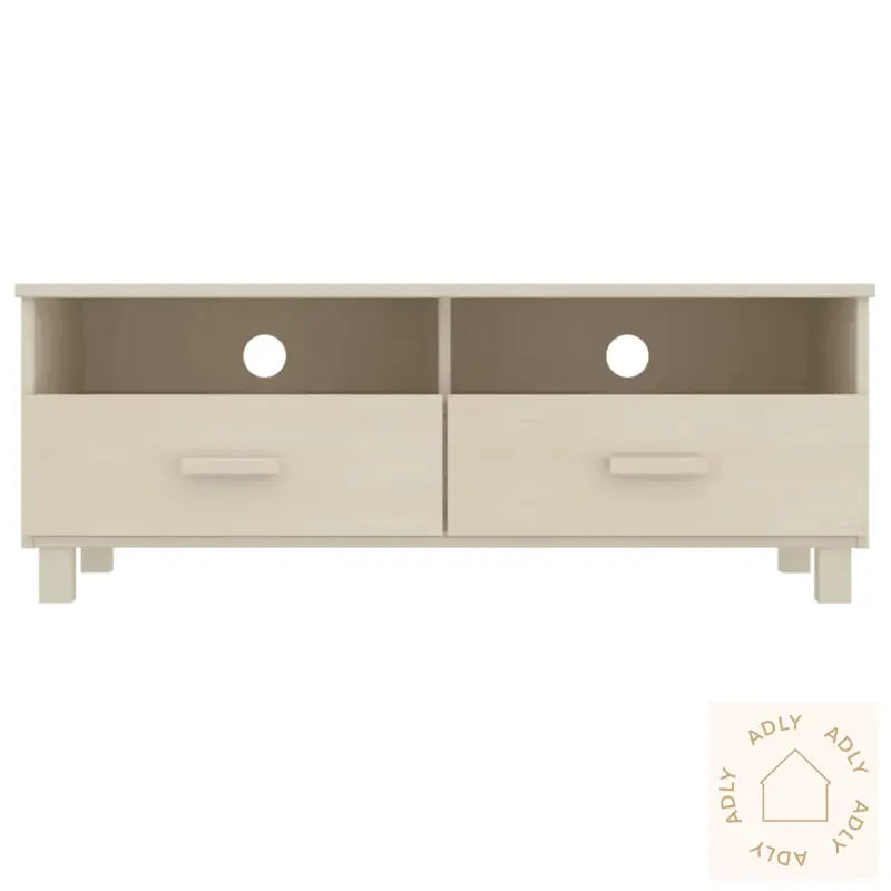 Tv-Benk Hamar Honningbrun 106X40X40 Cm Heltre Furu