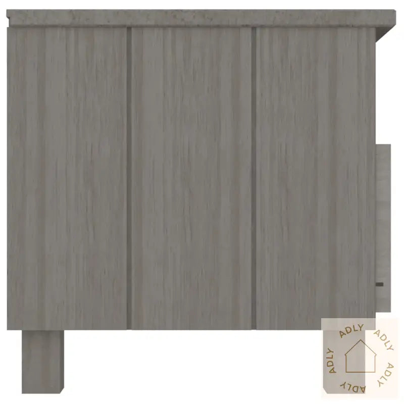Tv-Benk Hamar Lysegrå 106X40X40 Cm Heltre Furu