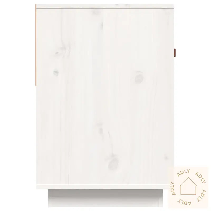 Tv-Benk Hvit 90X40X60 Cm Heltre Furu