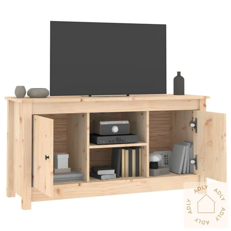 Tv-Benk 103X36,5X52 Cm Heltre Furu