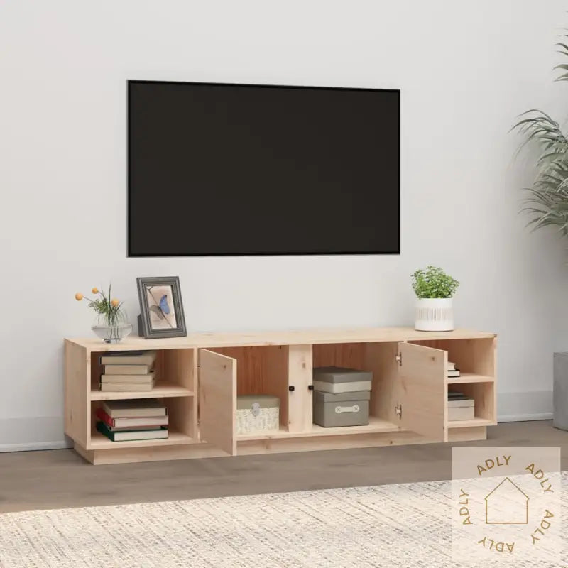 Tv-Benk 156X40X40 Cm Heltre Furu