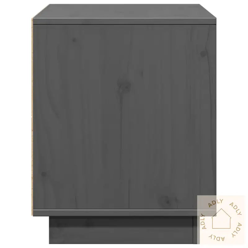 Tv-Benk Grå 74X35X44 Cm Heltre Furu