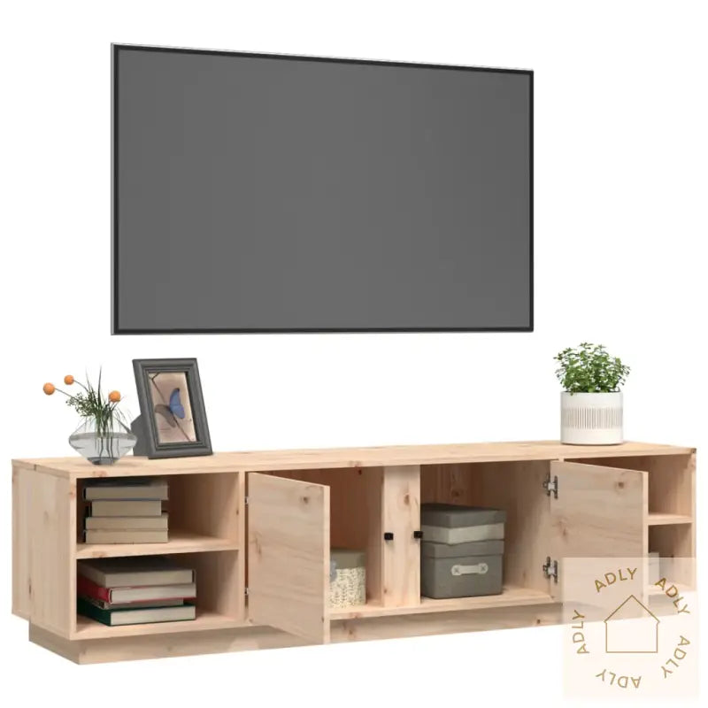 Tv-Benk 156X40X40 Cm Heltre Furu