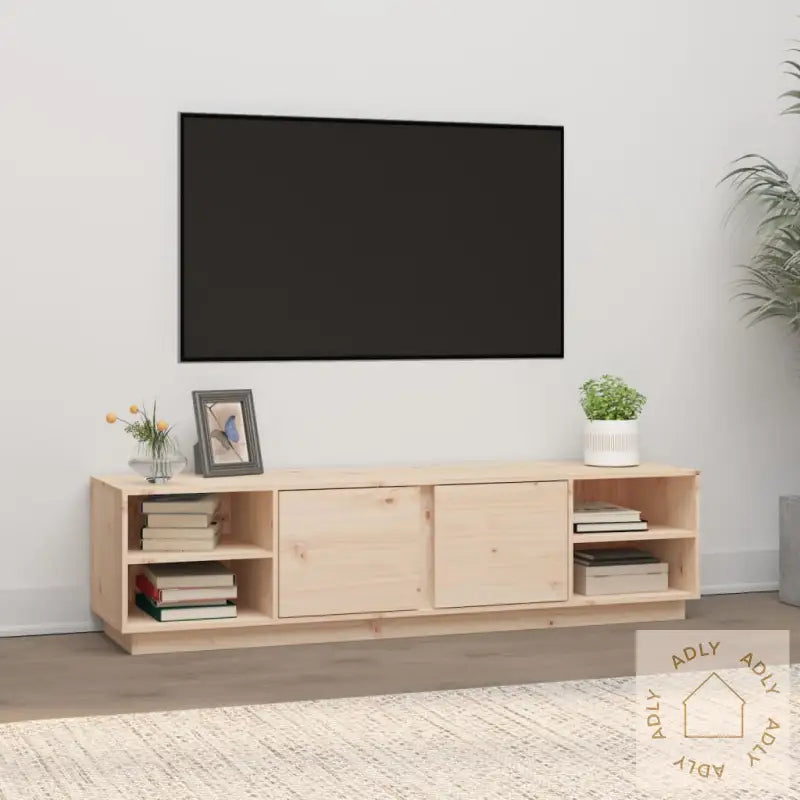 Tv-Benk 156X40X40 Cm Heltre Furu