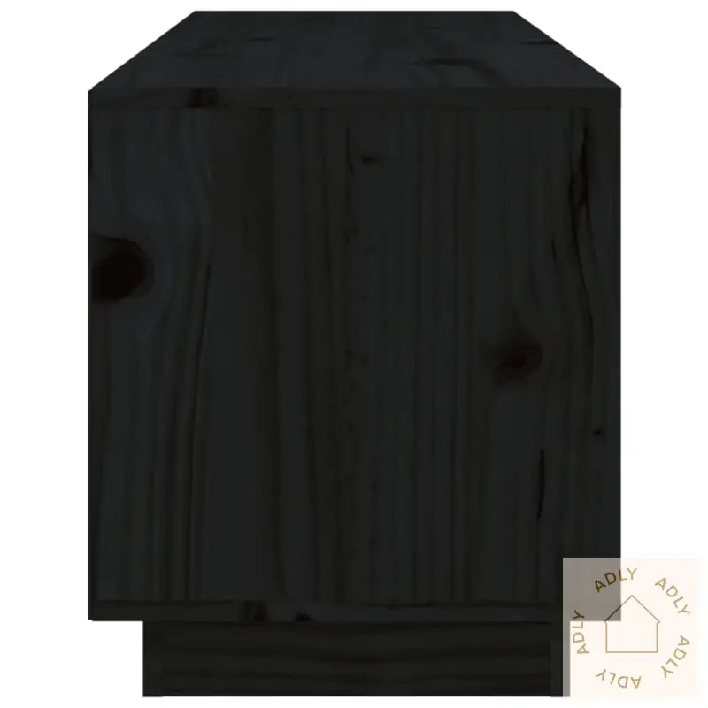 Tv-Benk Svart 105X34X40 Cm Heltre Furu