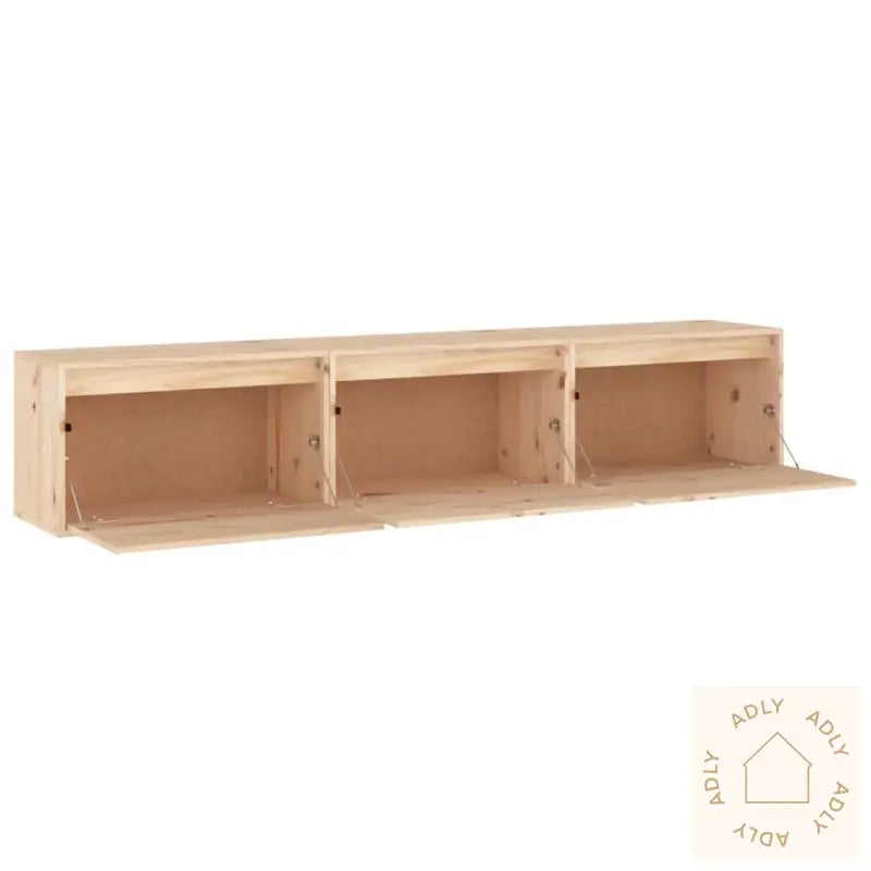 Tv-Benker 3 Stk Heltre Furu